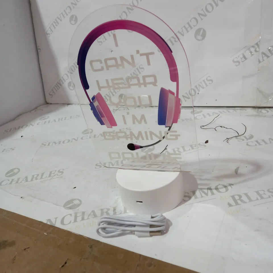 PRINTED LED LIGHT - GAMING GIRLS RRP £27.99