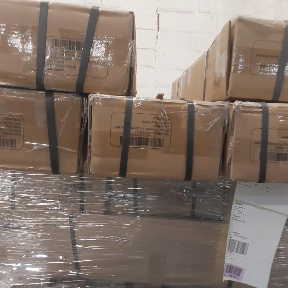 PALLET CONTAINING A LARGE QUANTITY OF ASSORTED BRAND NEW EMMA BED PARTS 