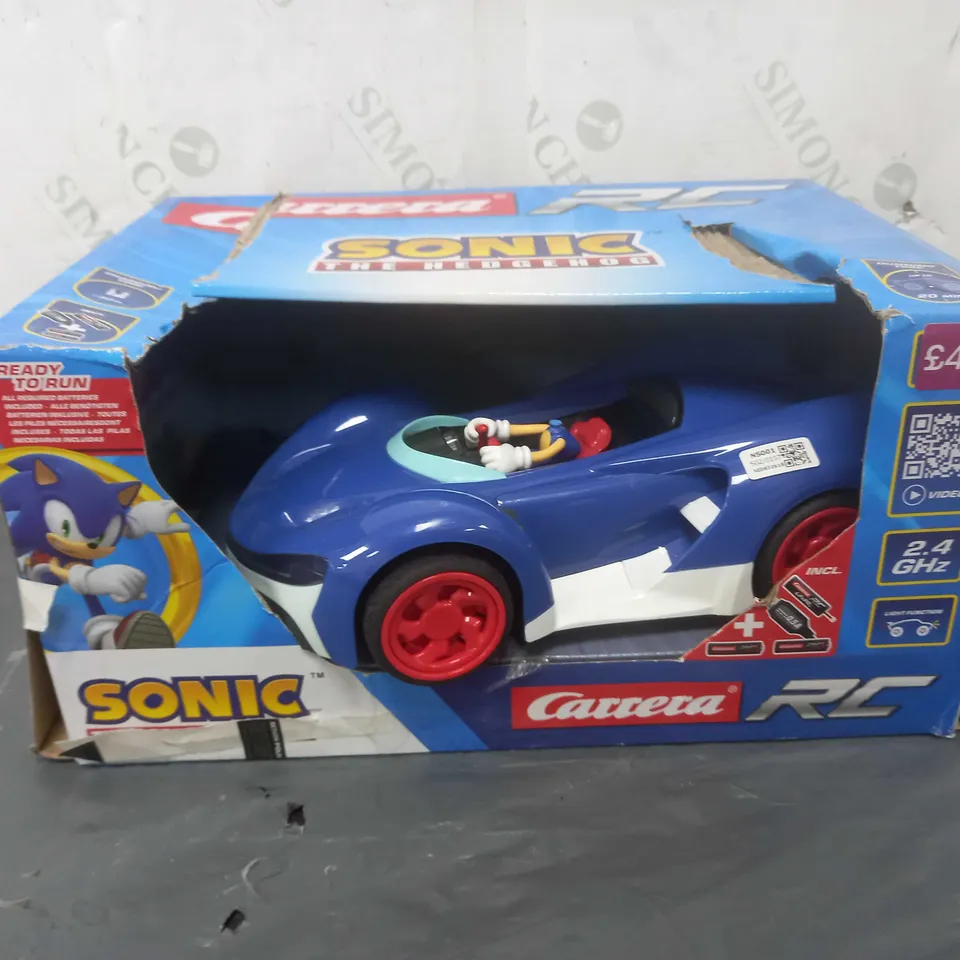 SONIC THE HEDGEHOG CARRERA RC 