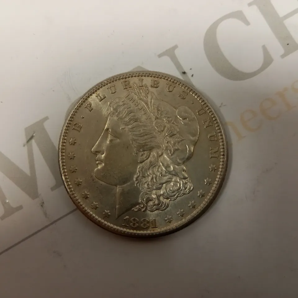 UNITED STATES OF AMERICA ONE DOLLAR COIN  - 1881
