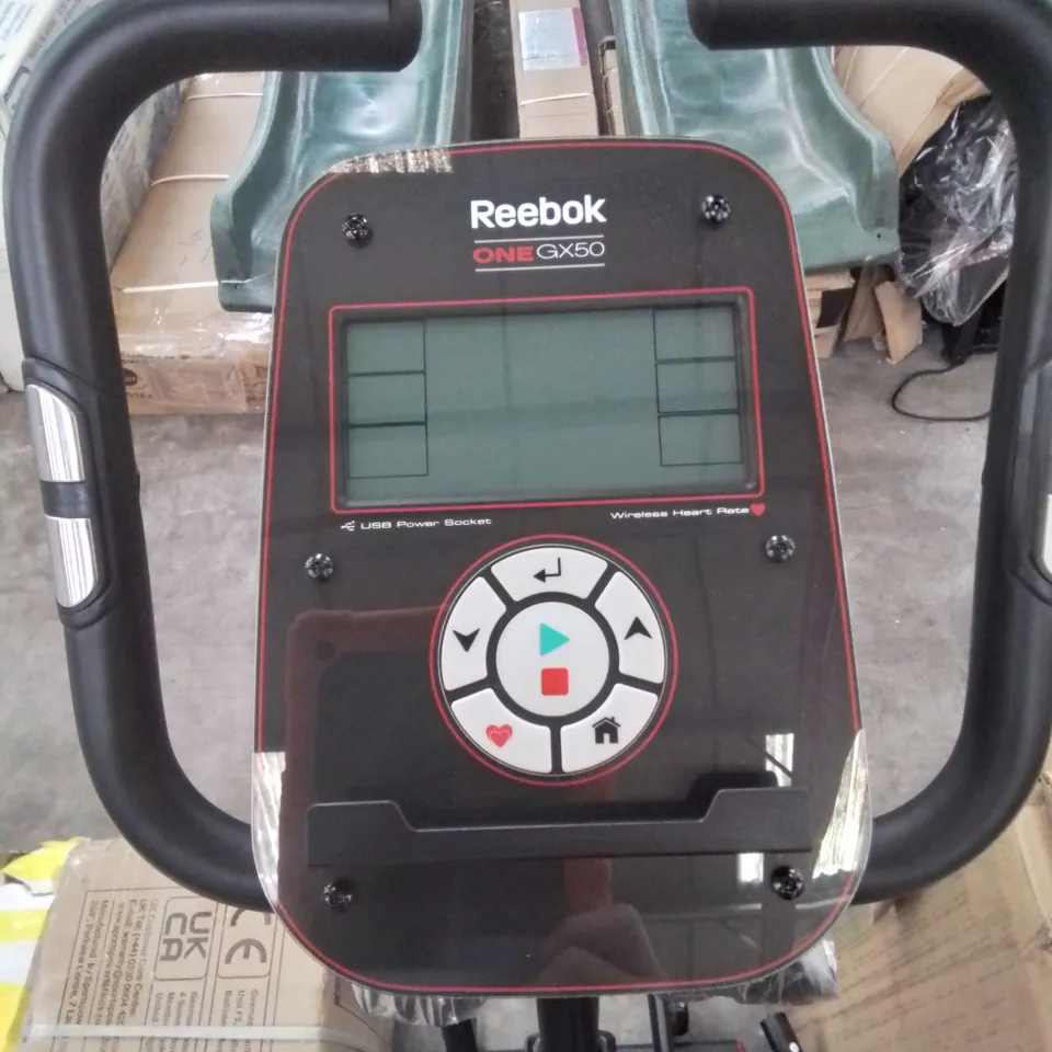 REEBOK GX50 ONE SERIS CROSS TRAINER - BLACK WITH RED RRP £499.99