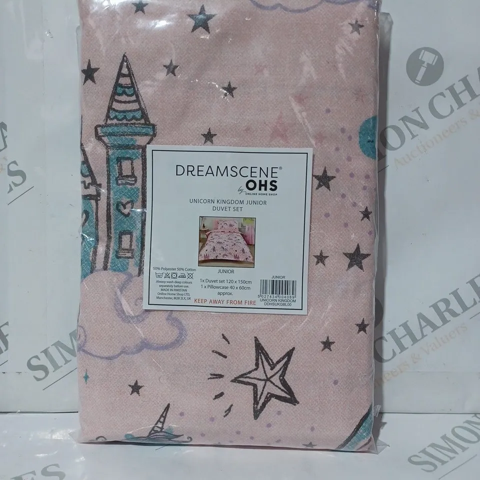 DREAMSCENE UNICORN KINGDOM JUNIOR DUVET SET