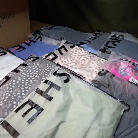 LOT OF APPROX 15 ASSORTED BAGGED SHEIN PRODUCTS