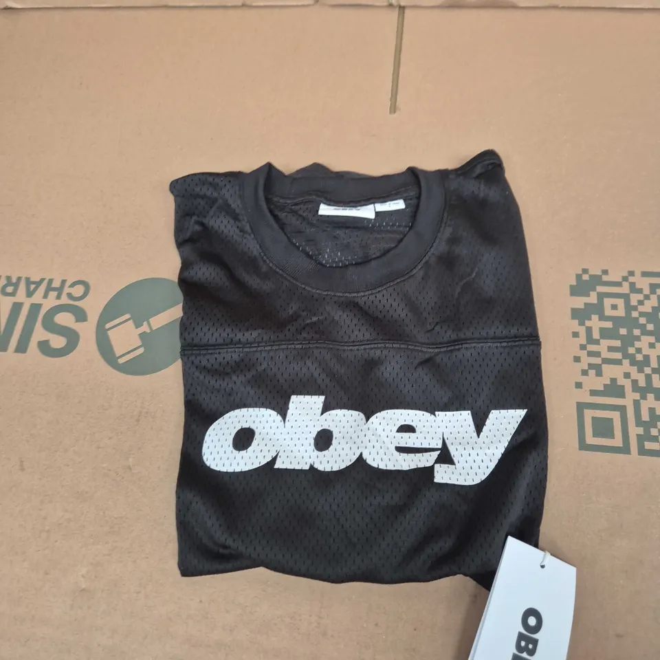 OBEY T-SHIRT – BLACK – SIZE L
