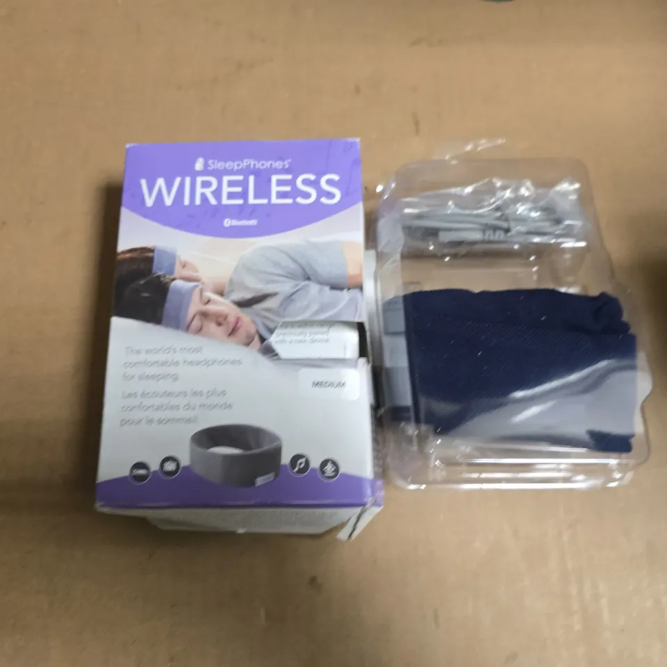 BOXED SLEEPPHONES WIRELESS (NAVY MEDIUM)