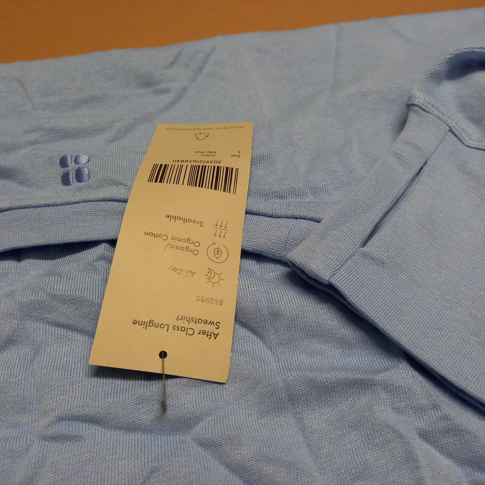 SWEATY BETTY AFTER CLASS BLUE SWEATSHIRT - S
