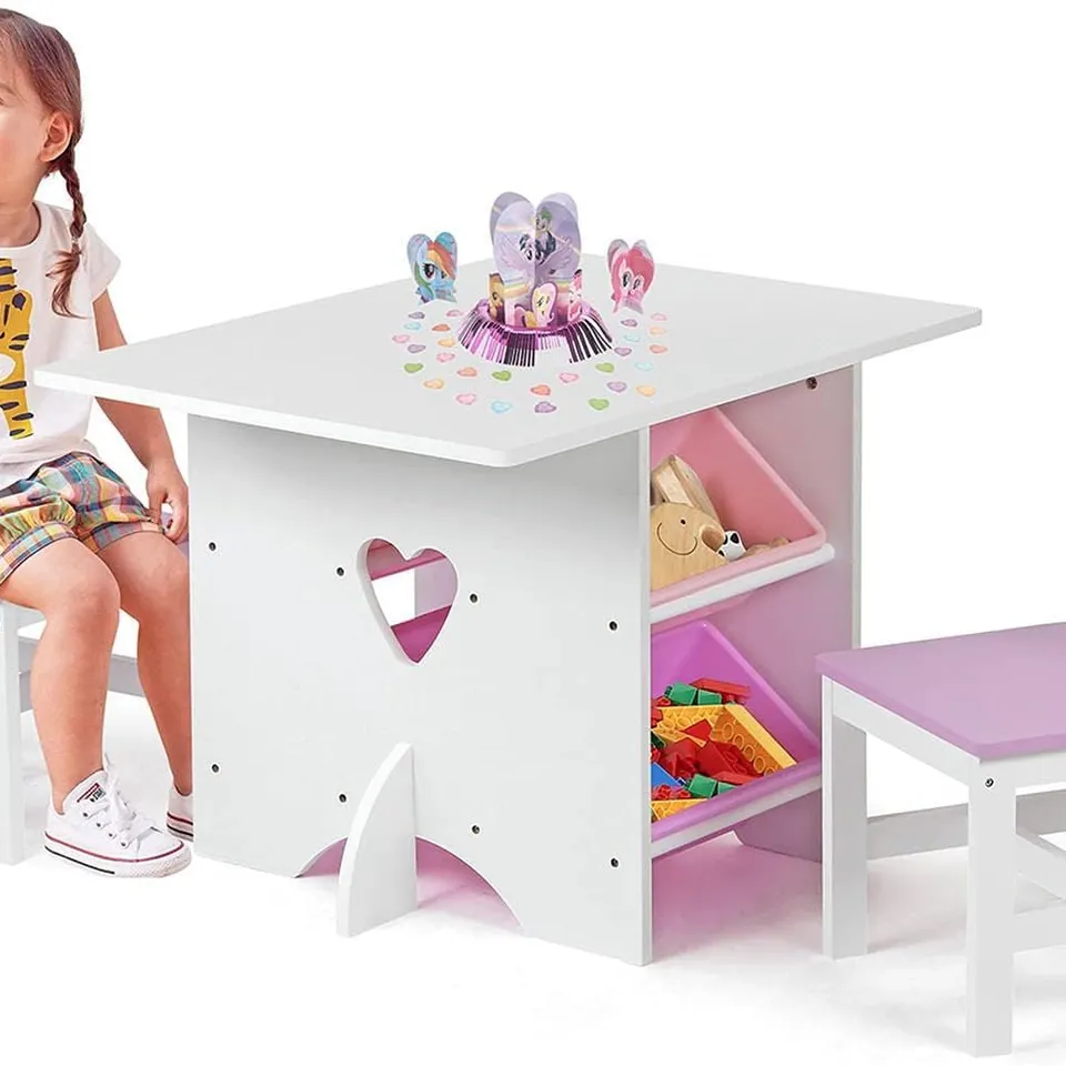 BOXED CHILDREN'S DESK AND CHAIR (1 BOX)