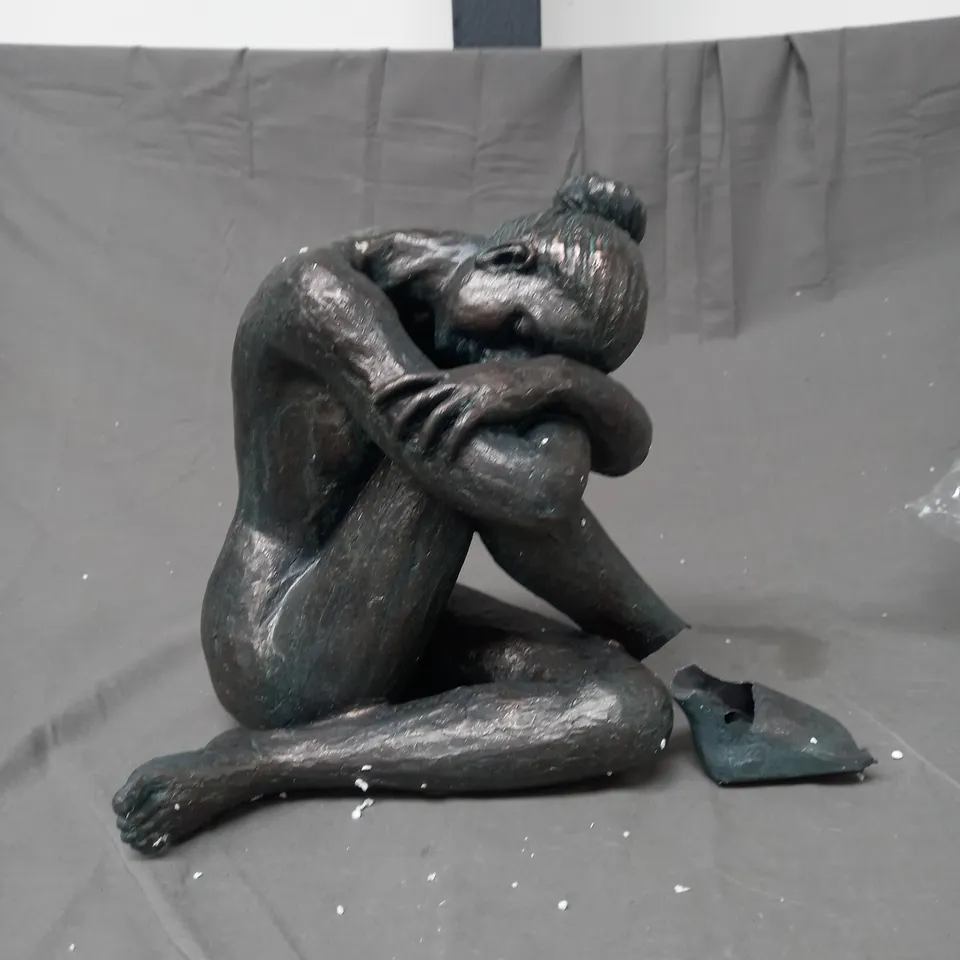 BOXED OUTLET MY GARDEN STORIES AGED BRONZE EFFECT FEMALE SCULPTURE