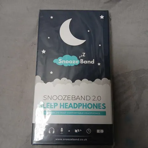 SNOOZEBAND 2.0 SLEEP HEADPHONES – HEADBAND STYLE, SEALED BOX