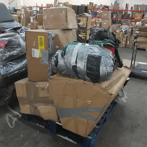 PALLET OF ASSORTED CONSUMER PRODUCTS/FURNITURE PARTS ECT