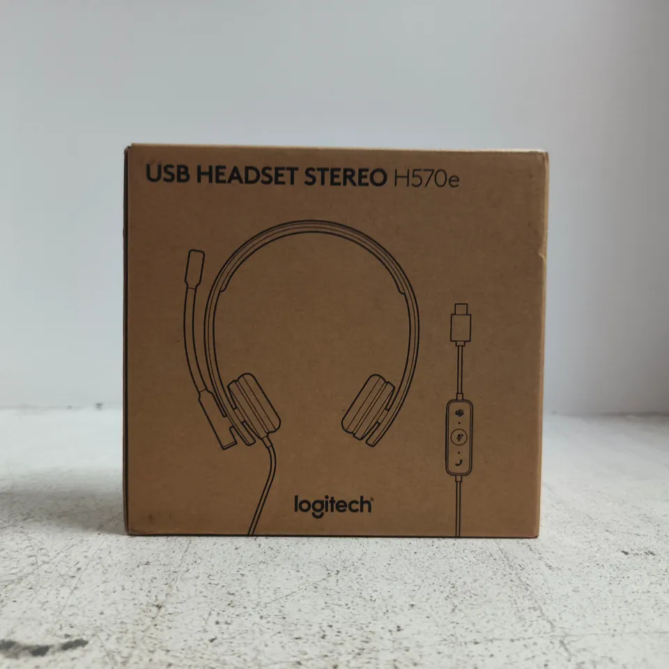 LOGITECH USB HEADSET STEREO H570E – BOXED