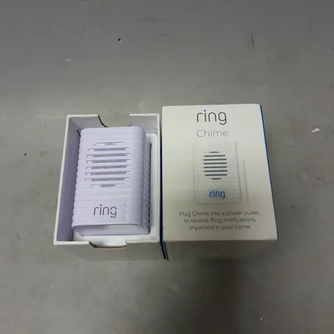 BOXED RING CHIME PLUG-IN IN WHITE