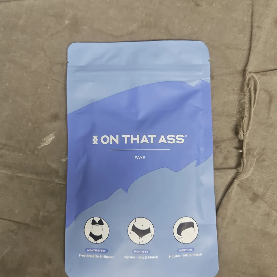 ON THAT ASS FAYE HIPSTER XL UNDERWEAR