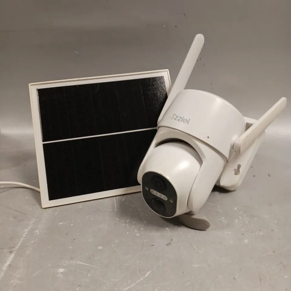 TZZIEL SOLAR POWERED IP SECURITY CAMERA 