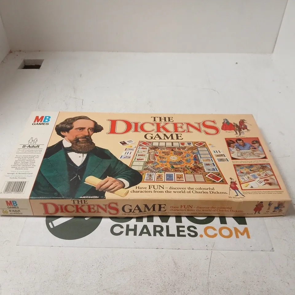 MB GAMES THE DICKENS GAME 2-4 PLAYERS 8+ BOARD GAME