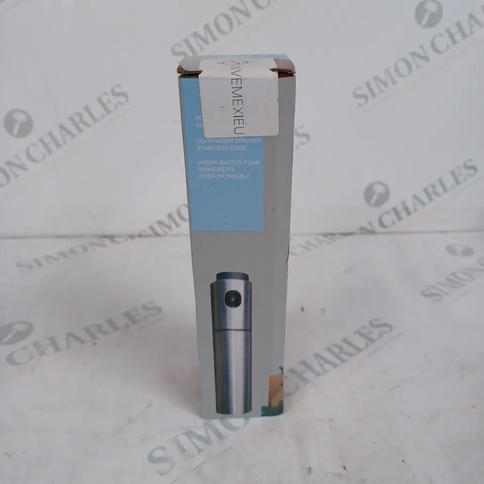 OIL/VINAGER SPRAYER STAINLESS STEEL BOXED X5