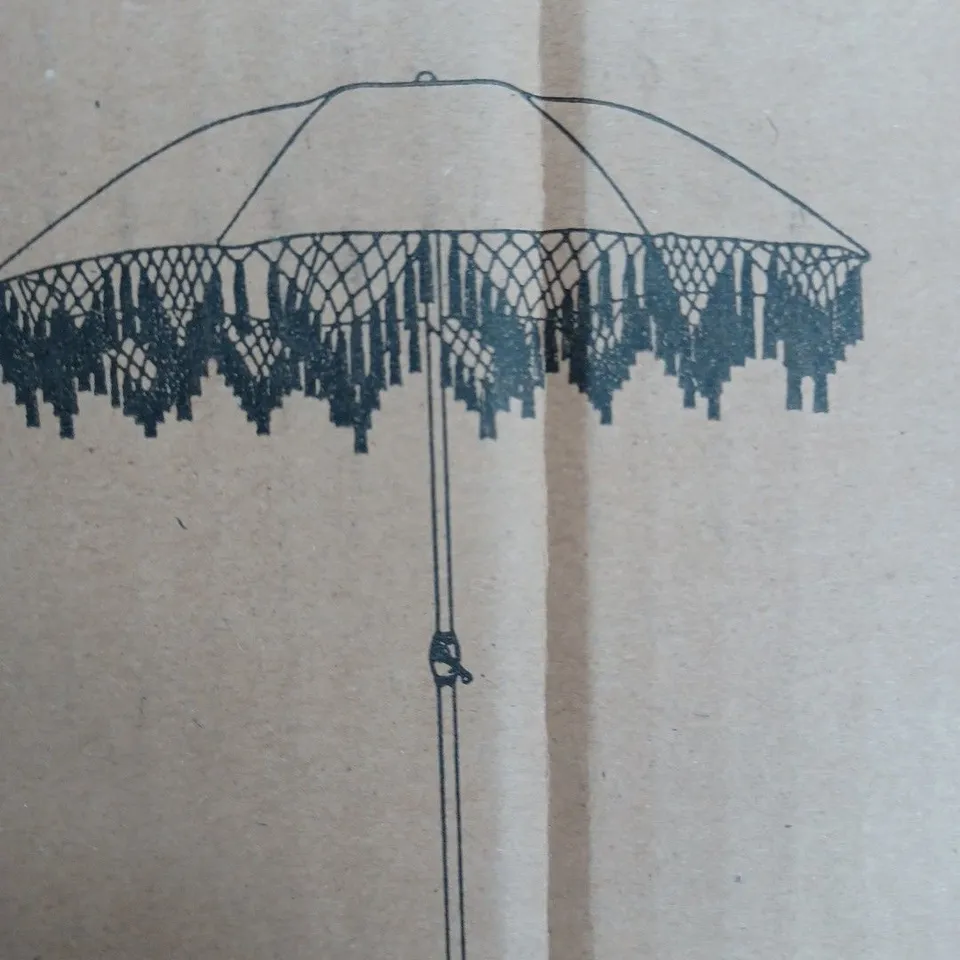 INNOVATORS BALI PARASOL - IVORY - COLLECTION ONLY