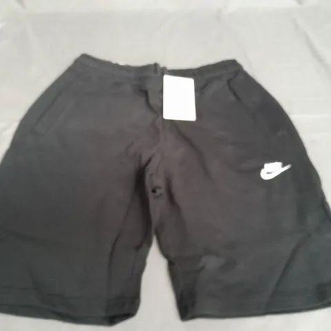 NIKE MENS BLACK FLEECE SHORTS - S