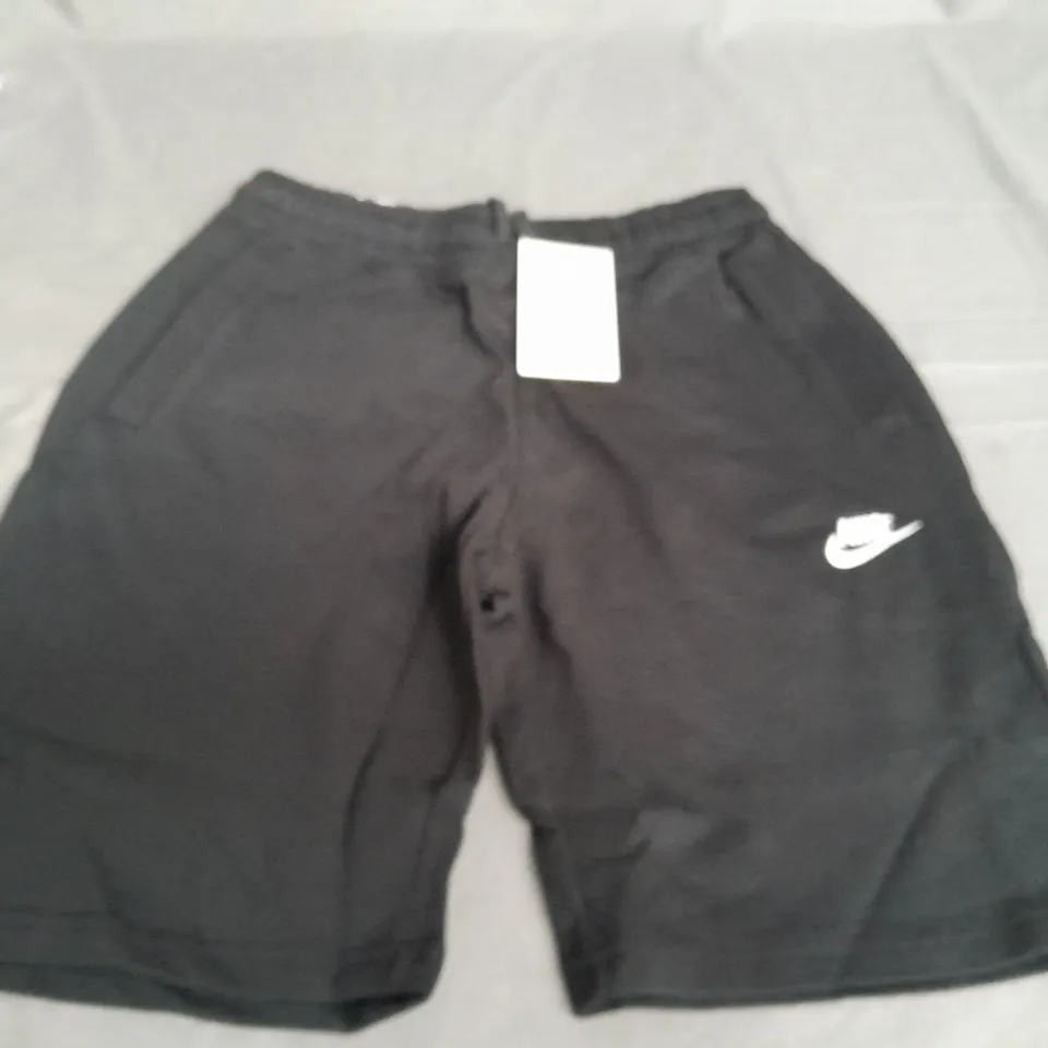 NIKE MENS BLACK FLEECE SHORTS - S