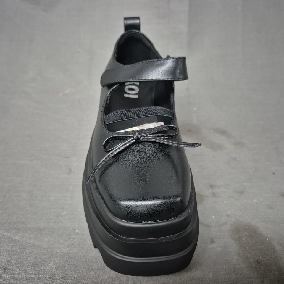 BOXED PAIR OF KOI TRIDENT MARY JANES IN BLACK UK SIZE 4