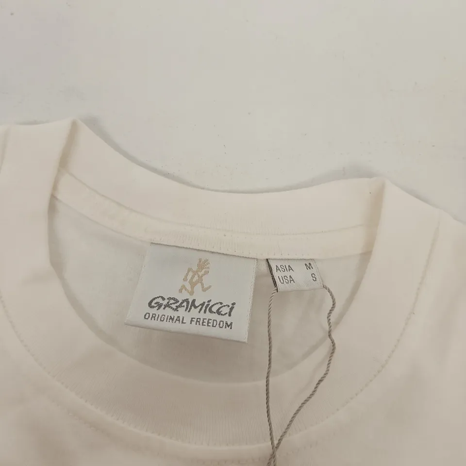 Gramicci T-Shirt – White – UK S (US S, Asia M)
