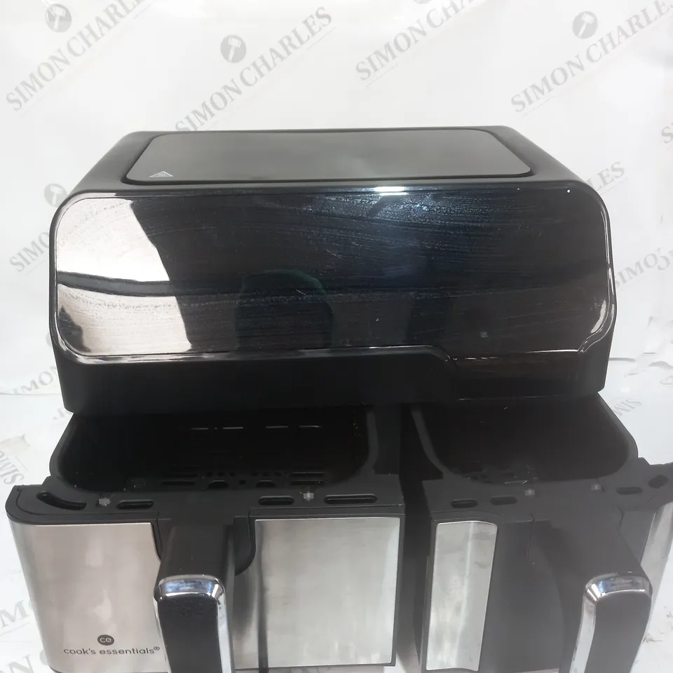 BOXED COOK'S ESSENTIALS 7.7L DUAL AIR FRYER 
