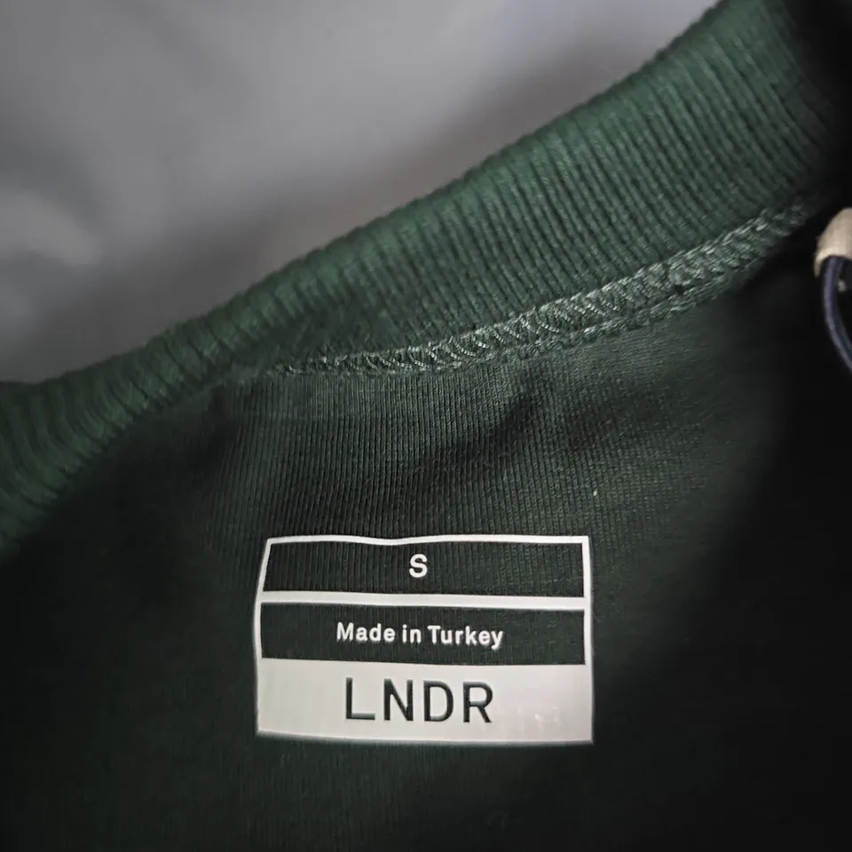 LNDR GREEN SWEATSHIRT, WOMEN'S, SIZE S, MADE IN TURKEY