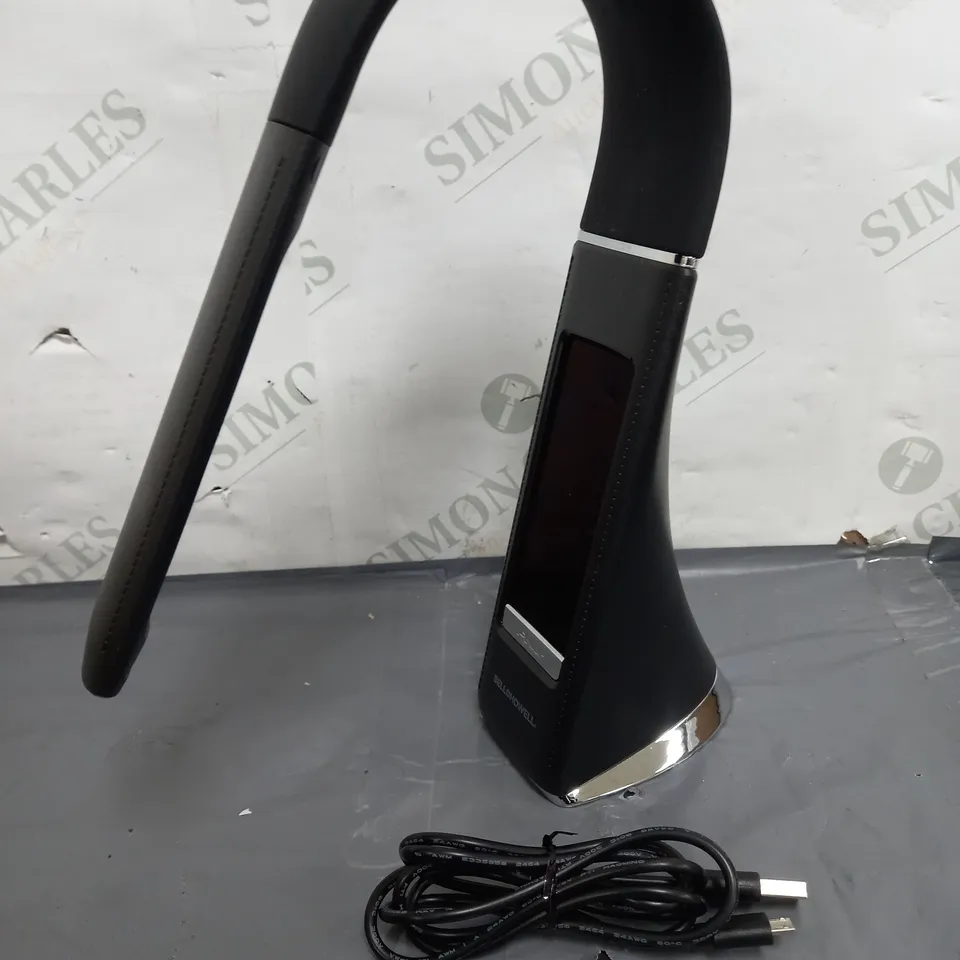 BOXED BELL & HOWELL RECHARGEABLE LED DESK LAMP WITH ALARM