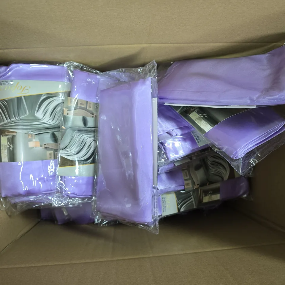 APPROXIMATELY 30 ASSORTED PURPLE PILLOW CASE PAIRS