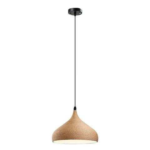 BOXED LAYFIELD 1-NATURAL DONE PENDANT LIGHT (1 BOX)