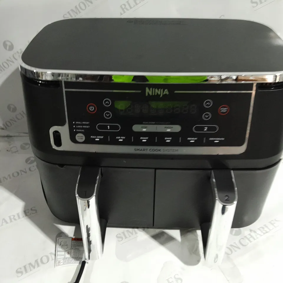 BOXED NINJA FOODI MAX 9.5L DUAL ZONE AIRFRYER AF451UK