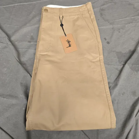 STUSSY CHINO TROUSERS – KHAKI, SIZE 34"