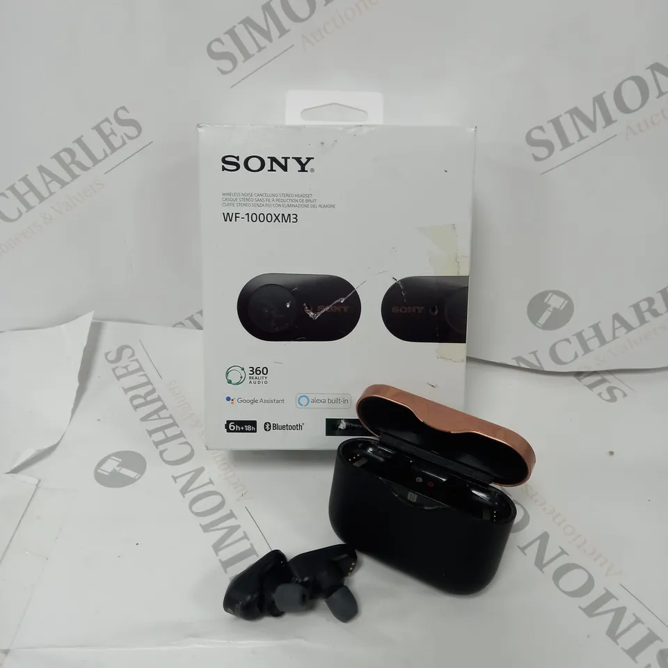 BOXED SONY WIRELESS NOISE CANCELLING STEREO HEADSET WF-1000XM3