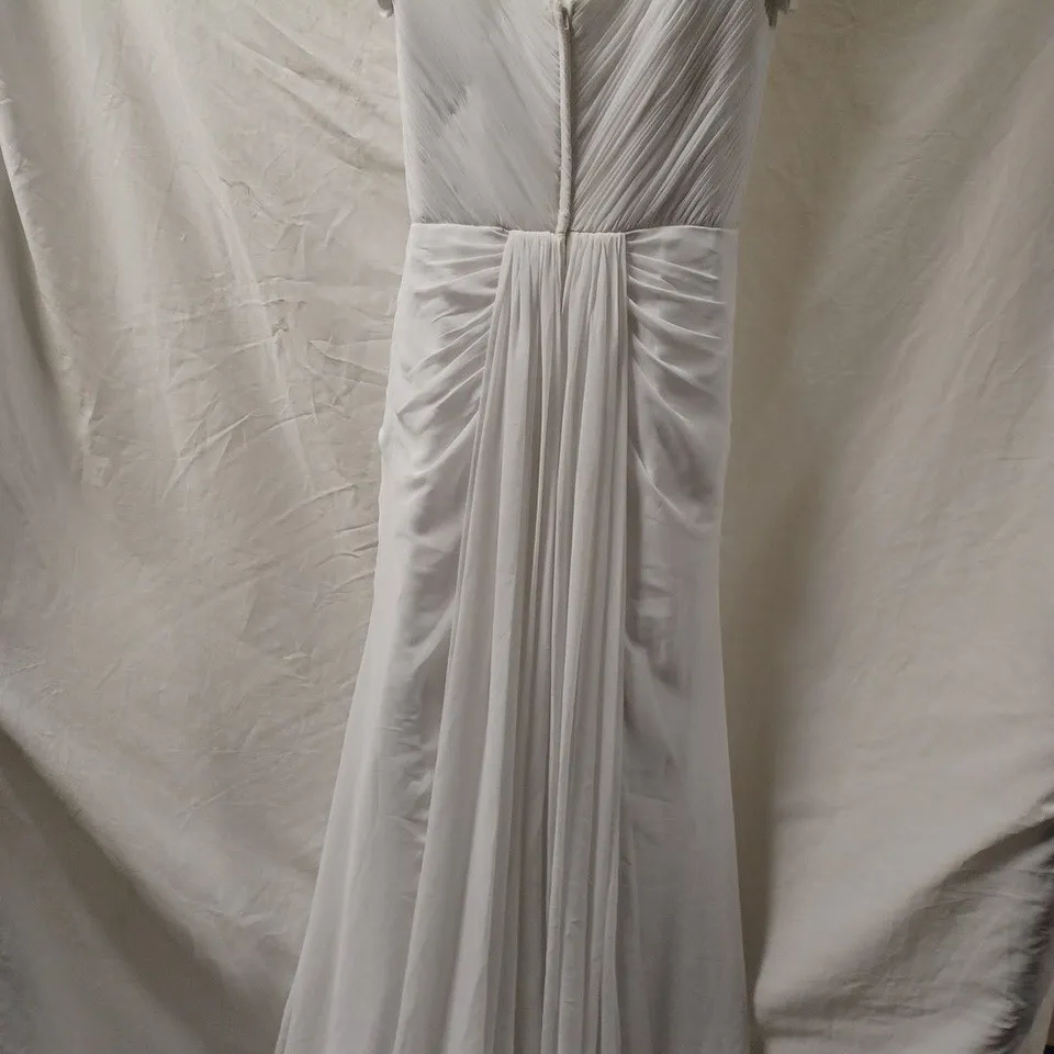 BERKETEX BRIDE WEDDING DRESS, WHITE - SIZE 10 