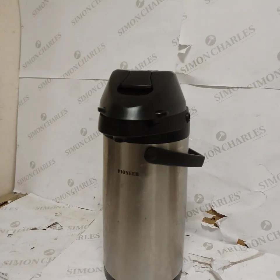 PIONEER FLASKS STAINLESS STEEL AIRPOT HOT COLD WATER TEA COFFEE DISPENSER 