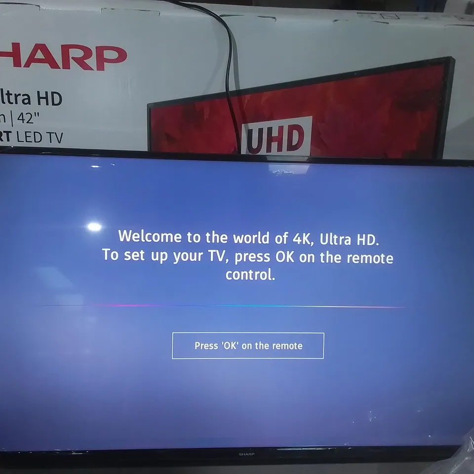 BOXED SHARP SMART TV 4K UHD 42" 4K ULTRA HD 42CJ2K