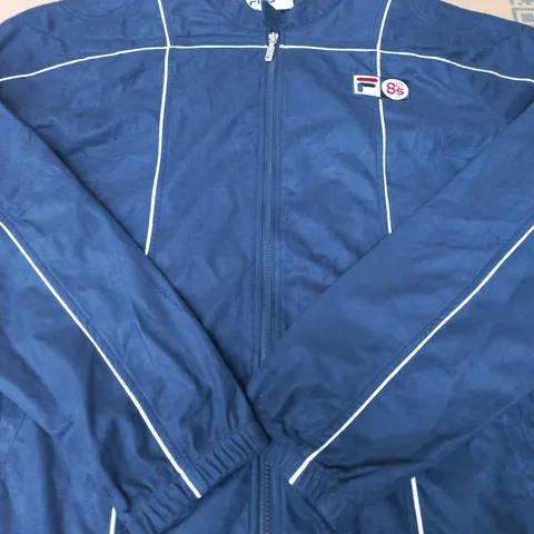 FILA BLUE ZIP-UP TRACK JACKET β SIZE 3XL