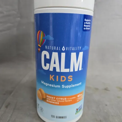 NATURAL VITALITY CALM KIDS MAGNESIUM GUMMIES – 120 GUMMIES