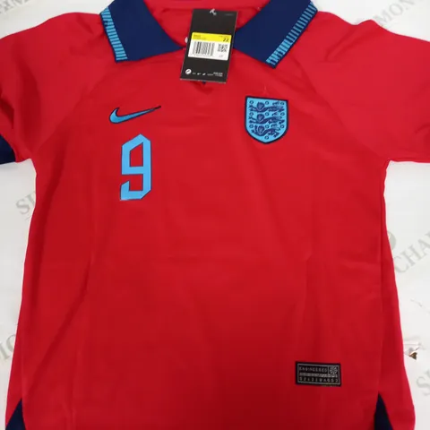 ENGLAND KIDS AWAY SHIRT AND SHORTS - '9 KANE' - SIZE 22