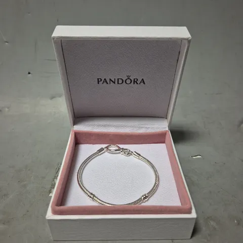 BOXED PANDORA INFINITY CLASP BRACELET