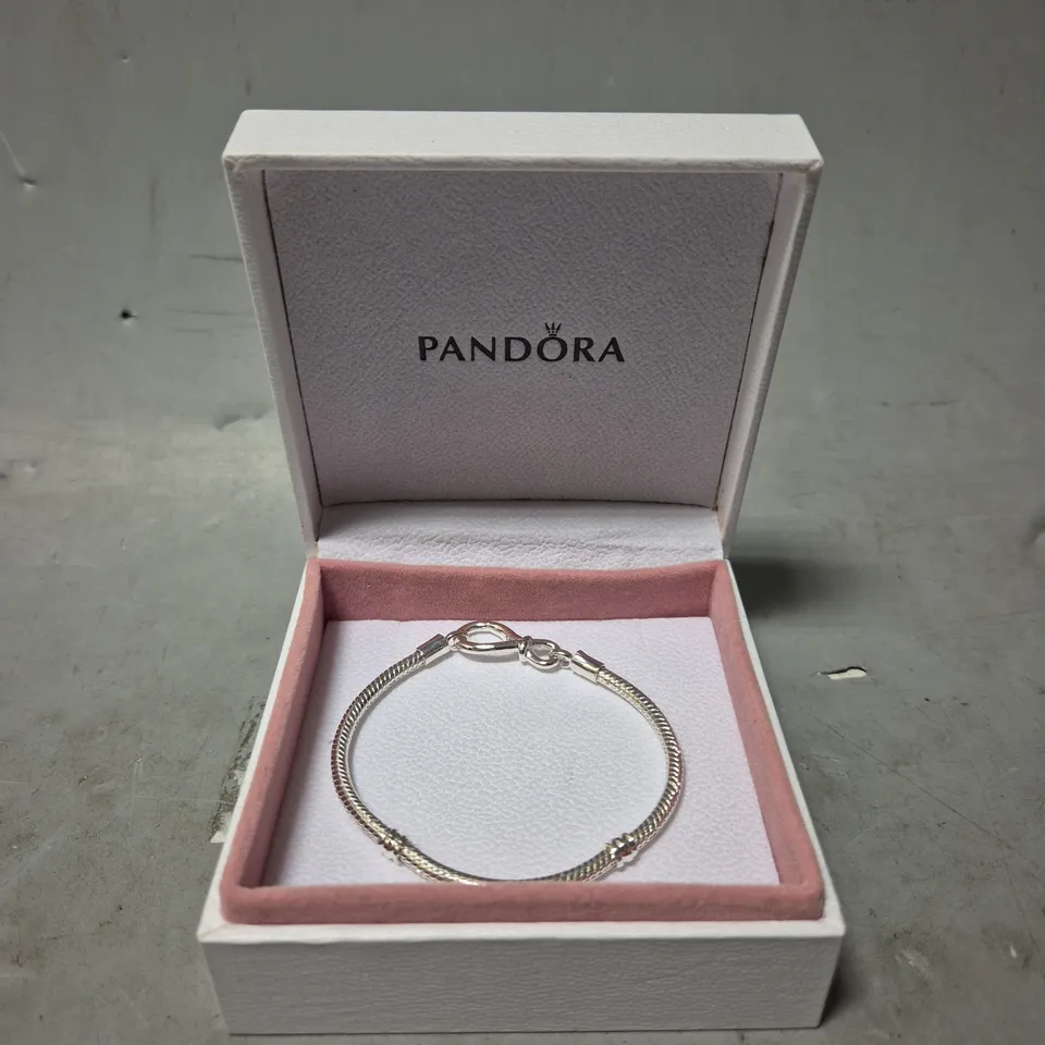 BOXED PANDORA INFINITY CLASP BRACELET 