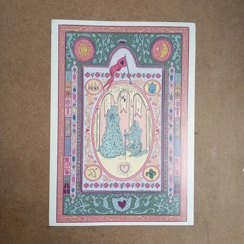 ISOBELLE FARRAR MEDIEVAL VALENTINES COLLECTION ILLUSTRATION ART PRINT