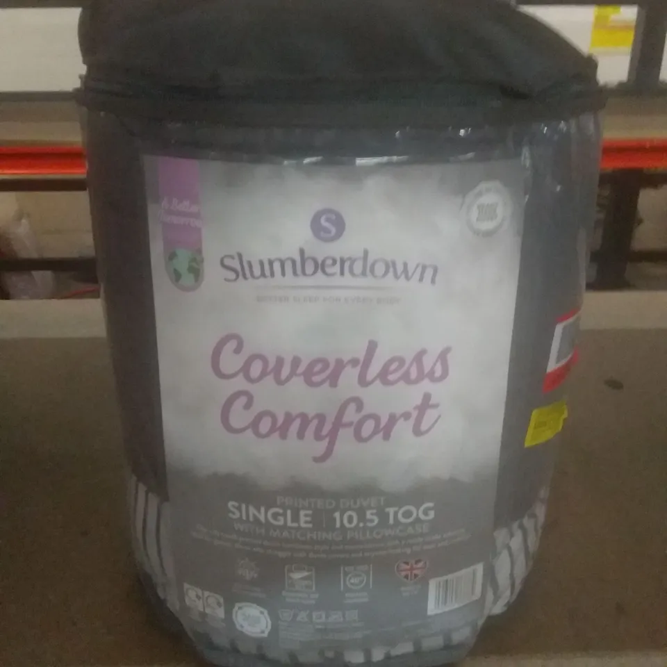 SLUMBERDOWN COVERLESS COMFORT SINGLE 10.5
