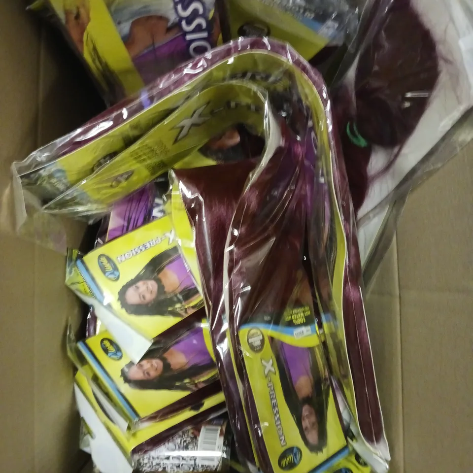 APPROXIMATELY 20 SEALED OLIVIA HAIR PIECES - SNOW WHITE & #900