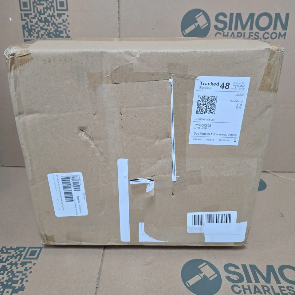 BELL & HOWELL SET OF 2 RECHARGEABLE WALL LIGHT SCONCES