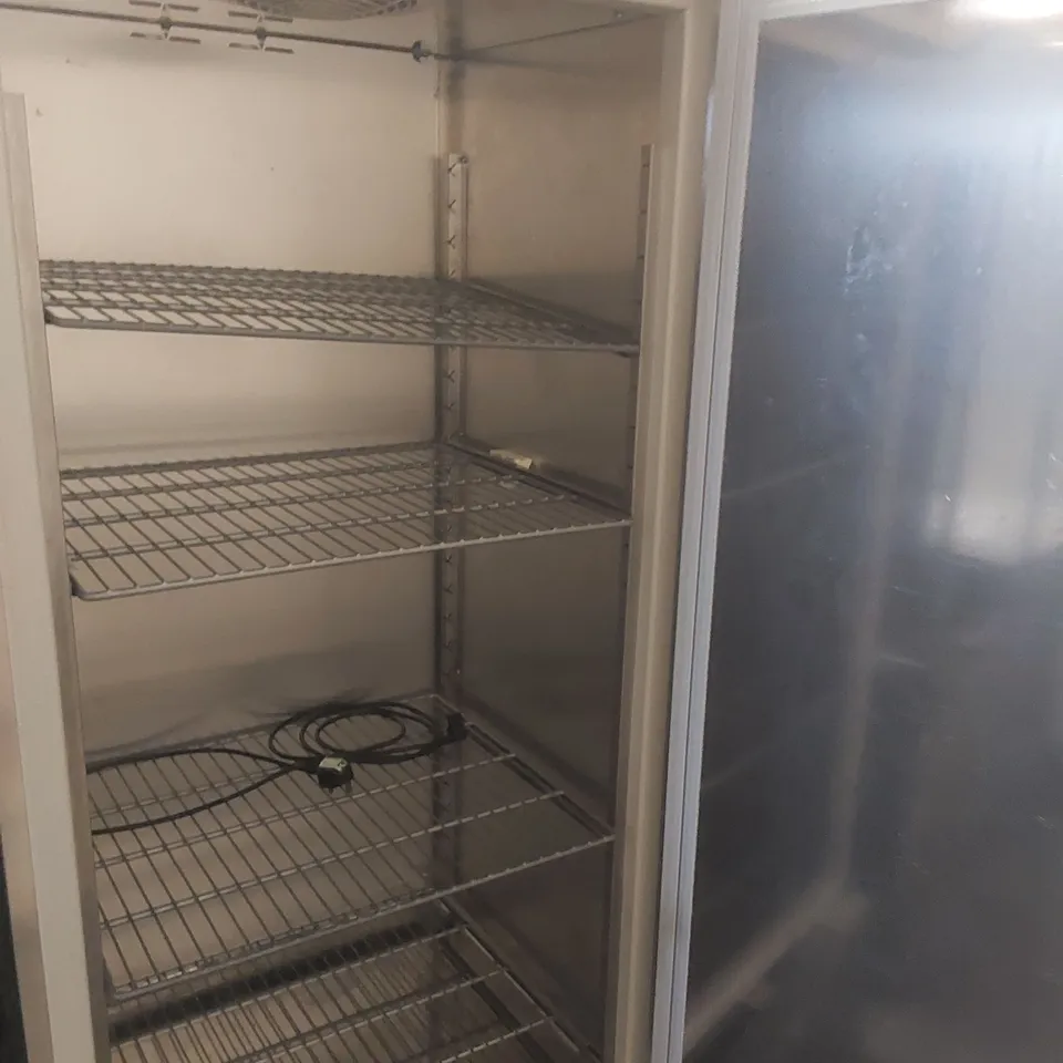 GRAM COMMERCIAL STAINLESS STEEL UPRIGHT TEMPERATURE CONTROLLED FOOD STORAGE CABINET