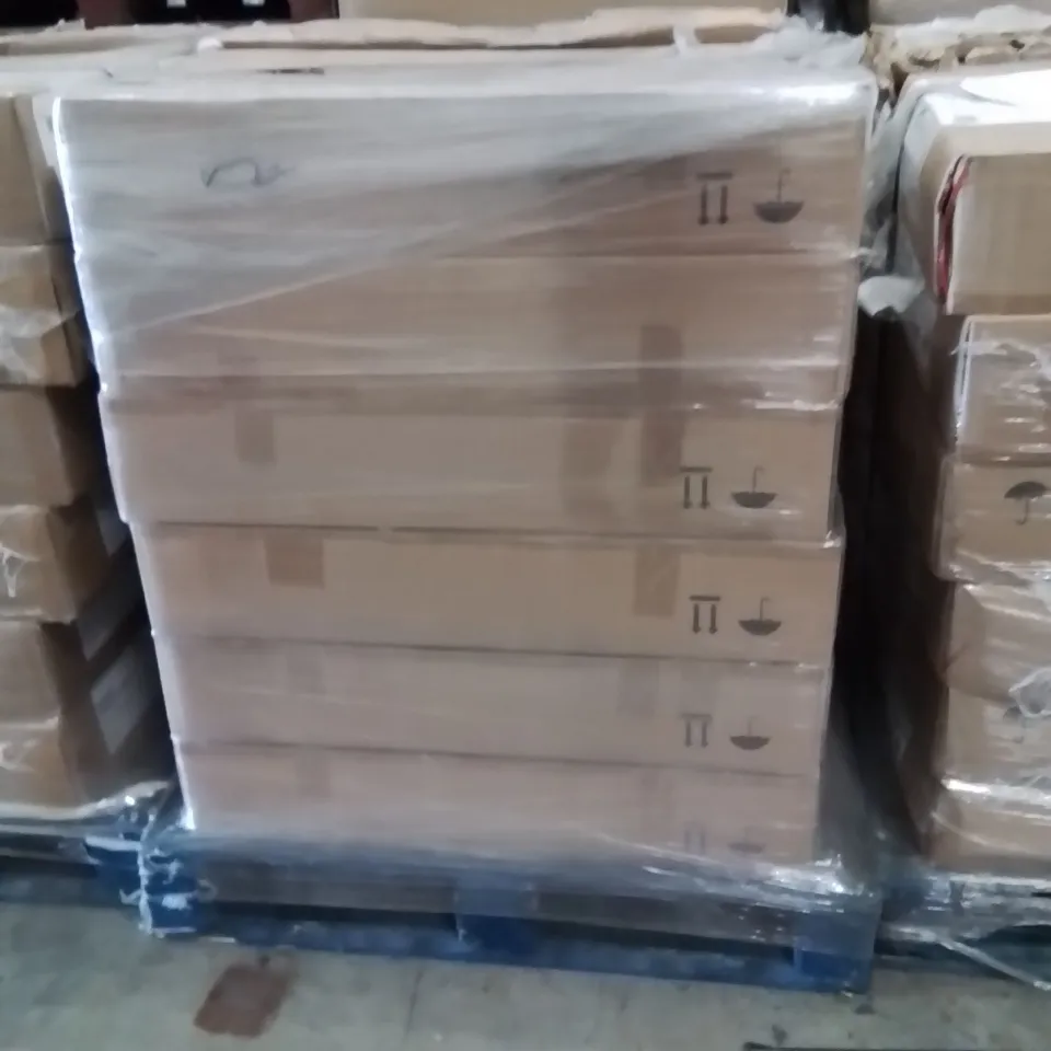 PALLET CONTAINING A LARGE QUANTITY OF BRAND NEW ZORRAS CONSOLE TABLES
