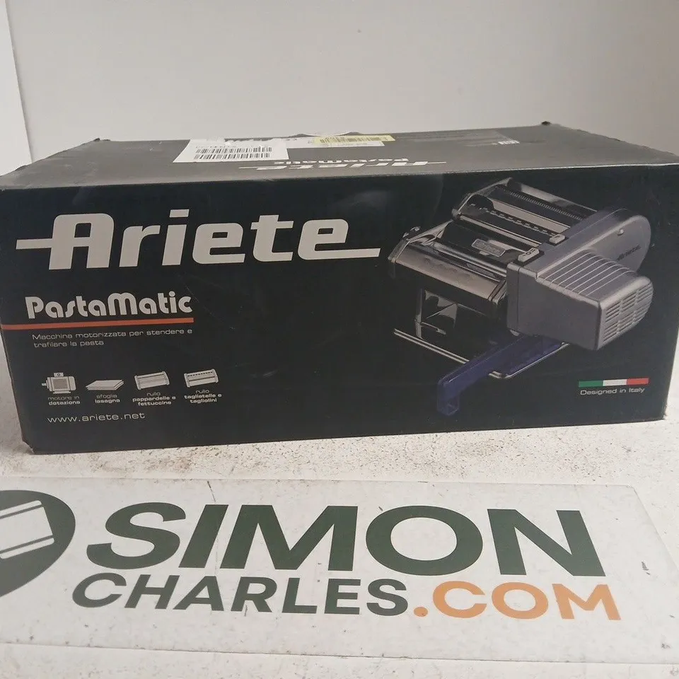ARIETE PASTAMATIC PASTA MACHINE – MOTORISED, BOXED