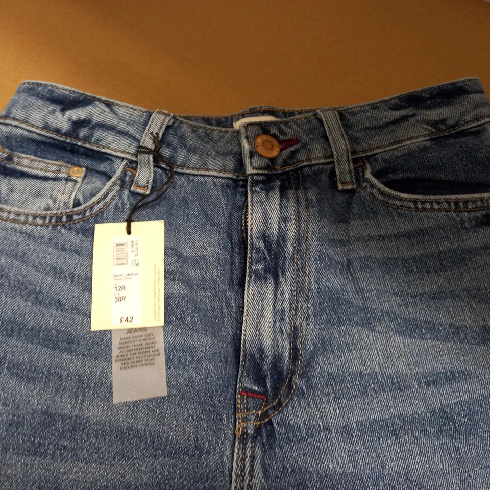 RIVER ISLAND CARRIE HIGH RISE MOM JEANS - 12R