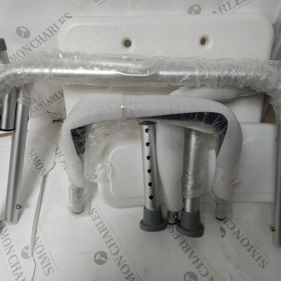 SHOWER STOOL IN WHITE 